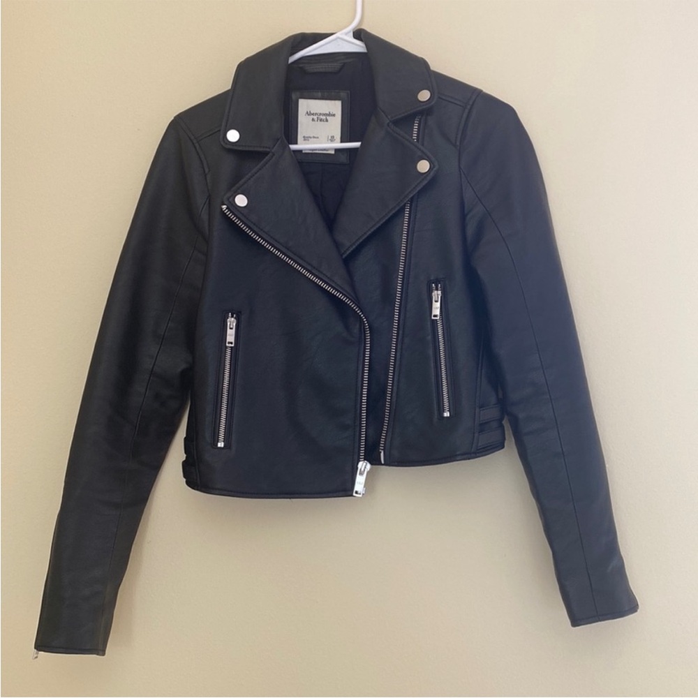 Black Faux Leather Jacket